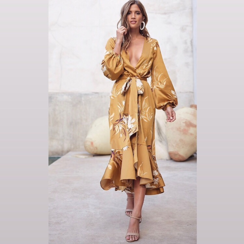 💋SOLD💋 Rocky Barnes Floral Kimono Dress XS/S